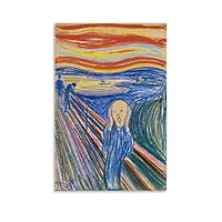 『僕の叫び』アート　美術品　貼り絵　一点物 Amazon.co.jp: Edvard Munchエドヴァルド・ムンク 名画の数々